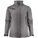 Printer Skeleton Softshelljas Dames Zwart maat M