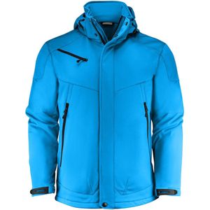 Printer - JACKET SOFTSHELL SKELETON 2261035 - Oceaanblauw - Gevoerde Softshell