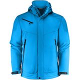 Printer - JACKET SOFTSHELL SKELETON 2261035 - Oceaanblauw - Gevoerde Softshell