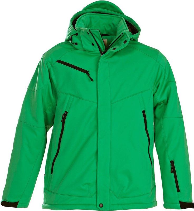 Printer - JACKET SOFTSHELL SKELETON - Frisgroen - Softshell