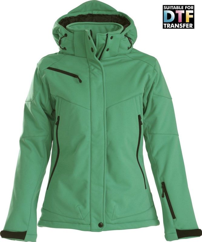 Printer - SOFTSHELL JACKET SKELETON LADY 2261041 - Frisgroen