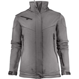 Printer - SOFTSHELL JACKET SKELETON LADY 2261041 - Staalgrijs - Gevoerde Softshell