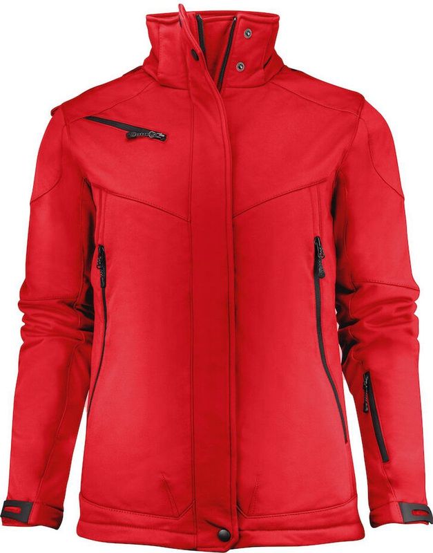 Printer - SOFTSHELL JACKET SKELETON LADY 2261041 - Rood - Gevoerde Softshell
