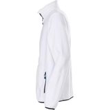 Printer Fleece Vest Speedway Wit