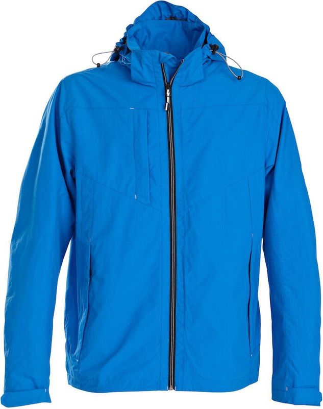 Printer - Flat Track - Hardshell Jas - Oceaanblauw - 100% Taslan Nylon