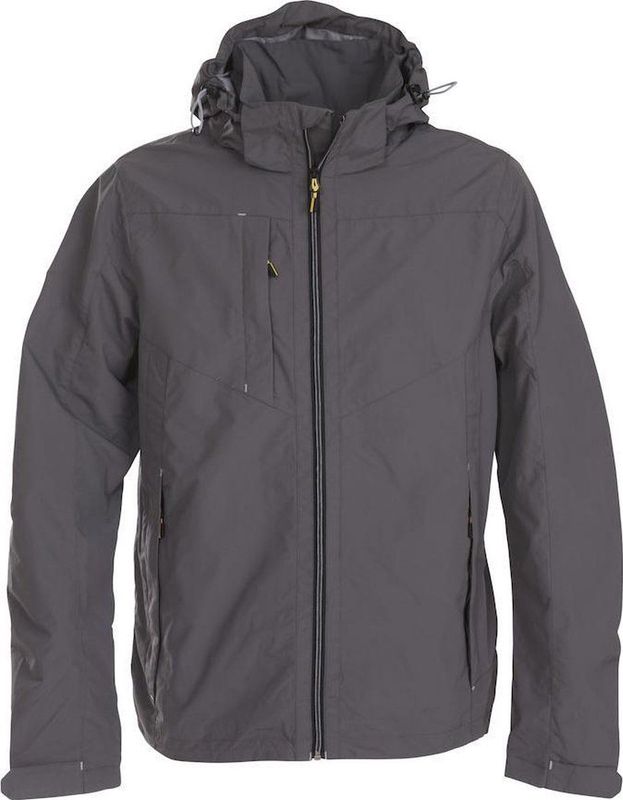 Printer Hardshell Jas Flat Track Man 2261042 Staalgrijs