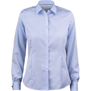 J.Harvest & Frost - Green Bow 01 - Dames Overhemd - Sky Blue - 100% Katoen