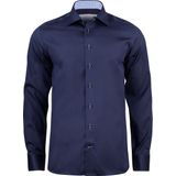 Shirt - Rood - Twill - Inclusief Handkerchief