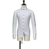 Red Bow - 20 Slim Fit - Overhemd - Blauw - Twill