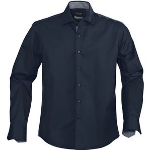 James Harvest - HEMD BALTIMORE - Marine - Katoen - Herenhemd met Contrastkleur