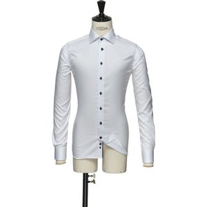 J.Harvest & Frost HEMD RED BOW 20 SLIM FIT SHIRT 2902002 - white/navy - XXL
