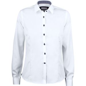 J. Harvest & Frost - Hemd - Rood - Twill - Slim Fit