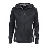 James Harvest - Northderry - Fleecevest - Dames - Zwart - Met Capuchon