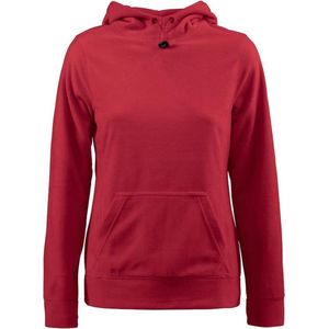 Printer Switch Fleece Hoodie Dames Rood