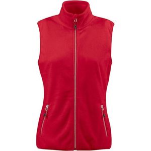 Printer Red Fleece Vest Sideflip Lady 2261507 - Rood