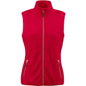 Printer Red Fleece Vest Sideflip Lady 2261507 - Rood