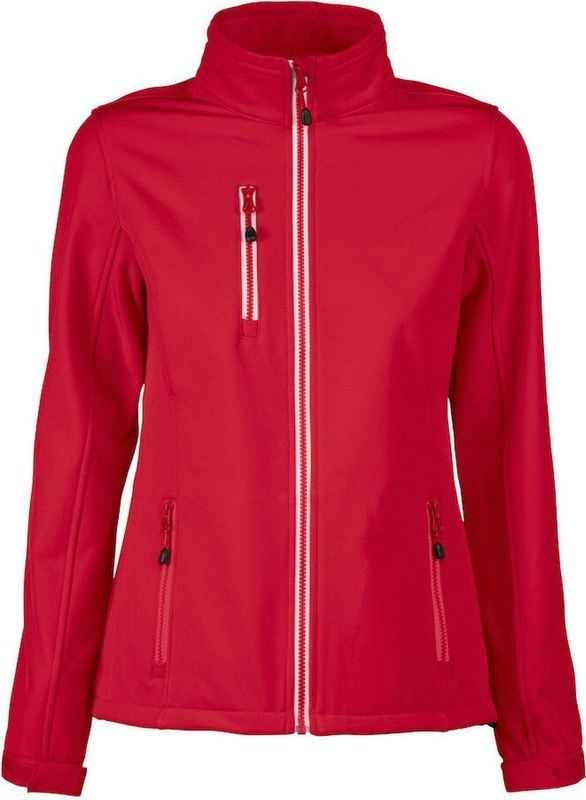 Printer Softshell Jas Vert Lady 2261050 Rood