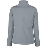 Softshell Jacket - Metaalgrijs - Dames - Drielagig - Fleece Binnenzijde