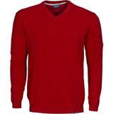 James Harvest Nottingmoon Gebreide Sweater Heren Rood maat S