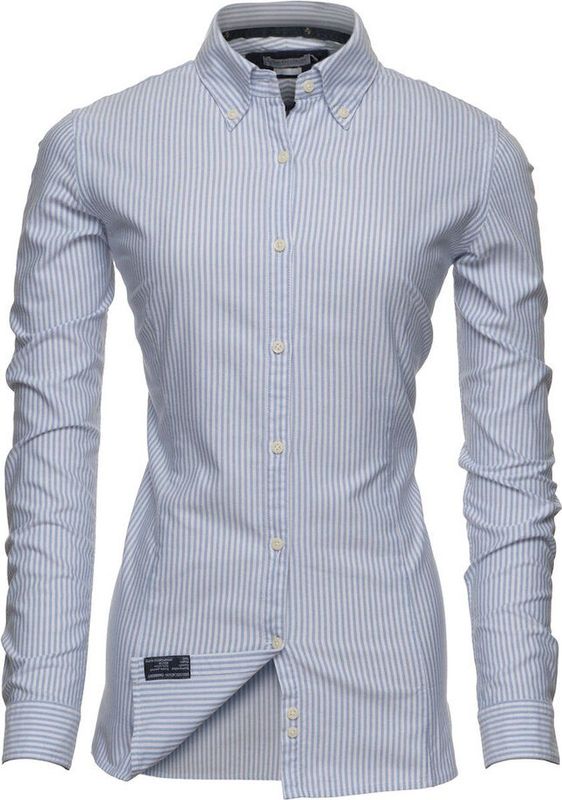 J.Harvest & Frost - Indigo Bow 32 - Hemd - Lichtblauw - Dames