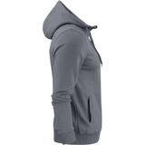 Printer Hooded Sweat Vest Overhead Man 2262051 Staalgrijs - Maat S