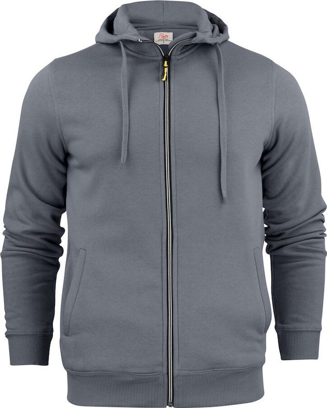 Printer Hooded Sweat Vest Overhead Man 2262051 Staalgrijs - Maat S