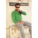 Printer Essentials Forehand Heren Outdoortrui - Freshgreen