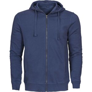 Sweatshirt - Capuchon - Grijs - Katoen - Met Rits