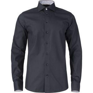 J. Harvest & Frost - Hemd - Geel - Katoen - Slim Fit