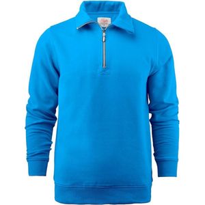 Printer SWEATSHIRT ROUNDERS RSX 1/2 ZIP 2262053 - oceaanblauw - S