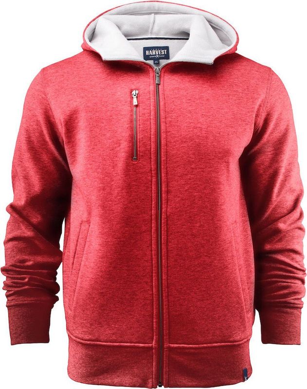 James Harvest - Sweatshirt Parkwick Men - Dubbelzijdig - Zwart - Met Borstzak