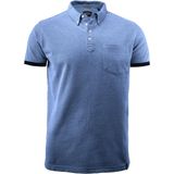 Larkford - Polo - Katoen - Korte Mouwen - Buttondown Kraag