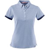 Larkford - Poloshirt - Dames - Katoen - Korte Mouwen - Buttondown Kraag