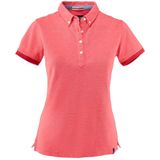 Larkford - Poloshirt - Dames - Katoen - Korte Mouwen - Buttondown Kraag