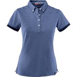 Larkford - Poloshirt - Dames - Katoen - Korte Mouwen - Buttondown Kraag