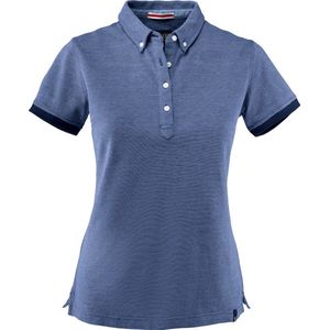 Larkford - Poloshirt - Dames - Katoen - Korte Mouwen - Buttondown Kraag