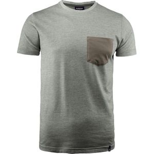 James Harvest T-SHIRT PORTWILLOW 2114008 - Grijs Mêlee - XXL