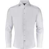 J. Harvest & Frost - Black Bow - Overhemd - Wit - Strijkvrij