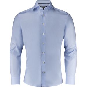 J.Harvest & Frost - Black Bow 60 - Stretch Shirt - Sky Blue - Regular Fit