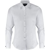 J.Harvest & Frost - Black Bow 60 - Dames Shirt - Wit - Stretch