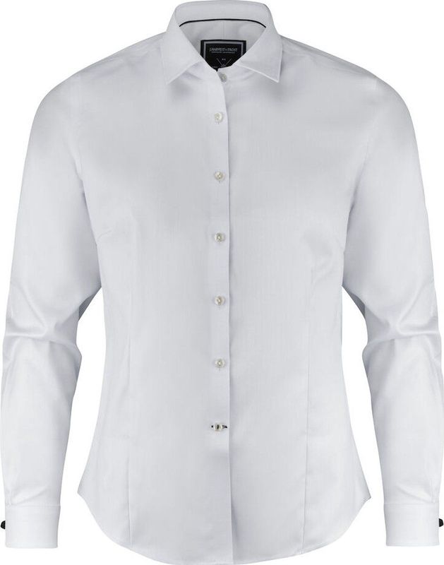 J.Harvest & Frost - Black Bow 60 - Dames Shirt - Wit - Stretch