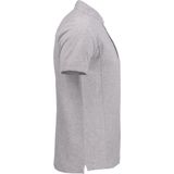Trui - Grijs - Katoen - Met Zijsplitten en Kraag