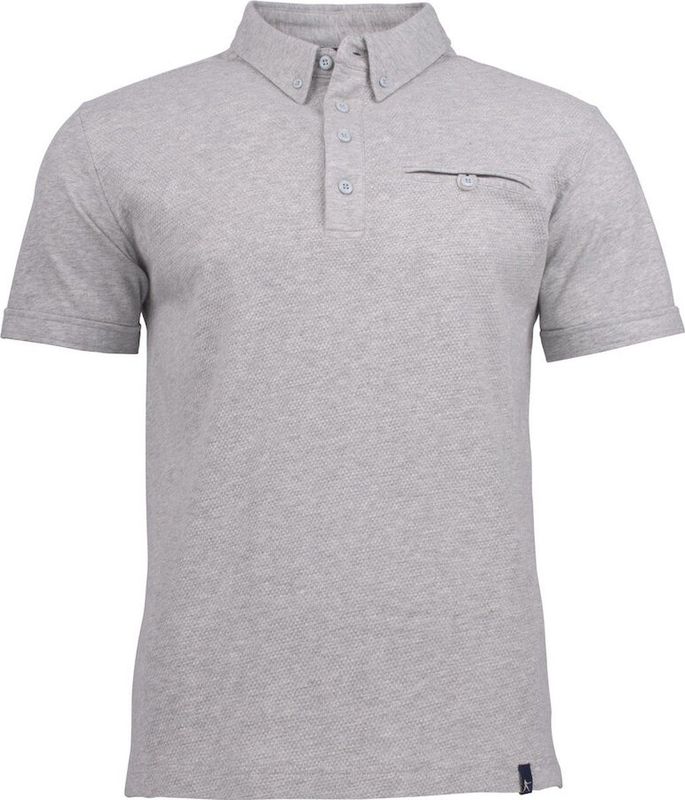 Trui - Grijs - Katoen - Met Zijsplitten en Kraag