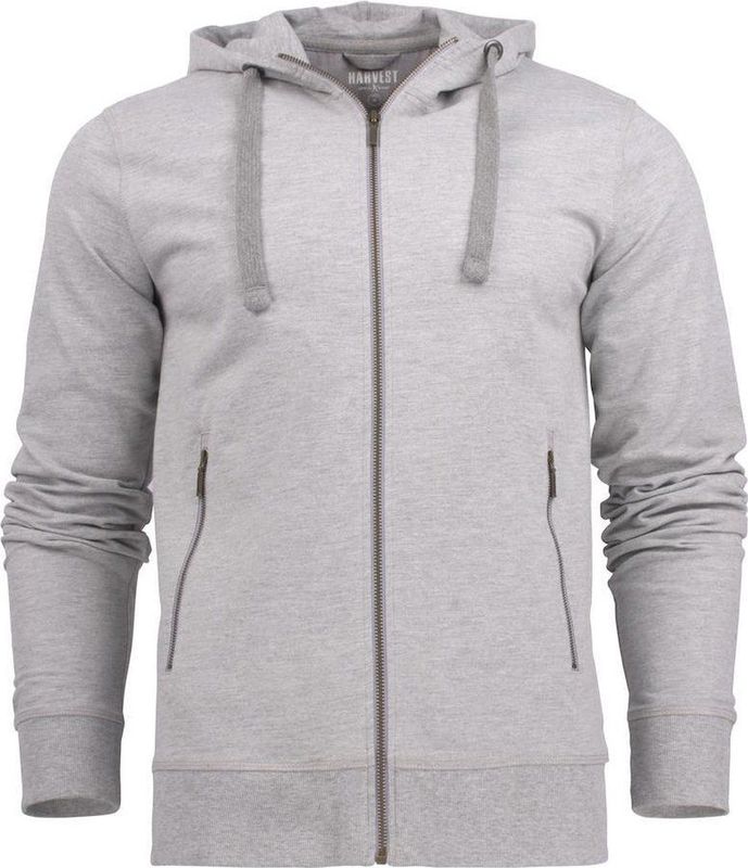 Harvest Duke Sweatshirt Heren Grijs Mélée maat M