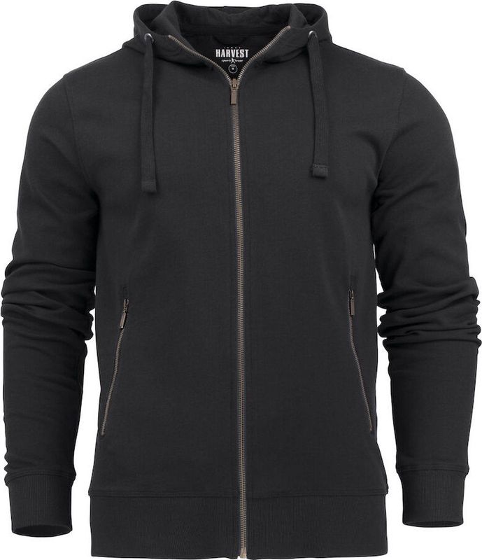 James Harvest COLLEGE JACKET DUKE 2132023 - Zwart