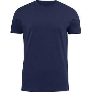 James Harvest T-SHIRT AMERICAN U-NECK 2134017 - Marine