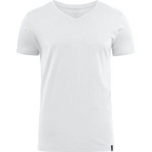 James Harvest T-SHIRT AMERICAN V-NECK 2134018 - Wit
