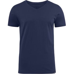 James Harvest T-SHIRT AMERICAN V-NECK 2134018 - Marine