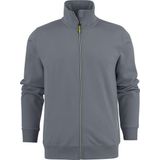 Sweater - Dames - Tweekleurig - Lichtgrijs - Katoen/Polyester