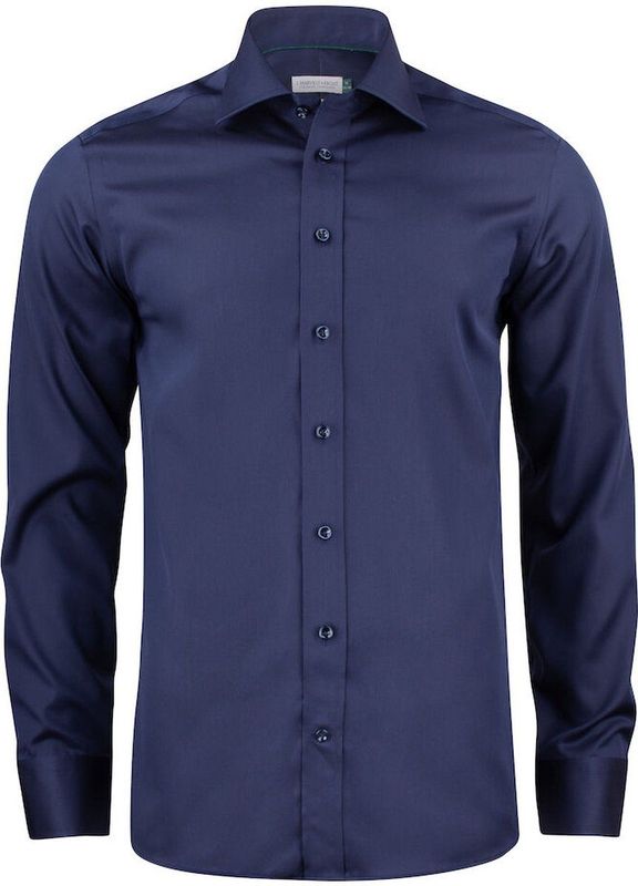 J.Harvest & Frost HEMD GREEN BOW SLIM FIT - Navy - Katoen